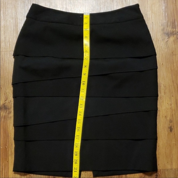 NWOT WHBM Tiered Pencil Skirt - Layered, Knee Length - Picture 3 of 5